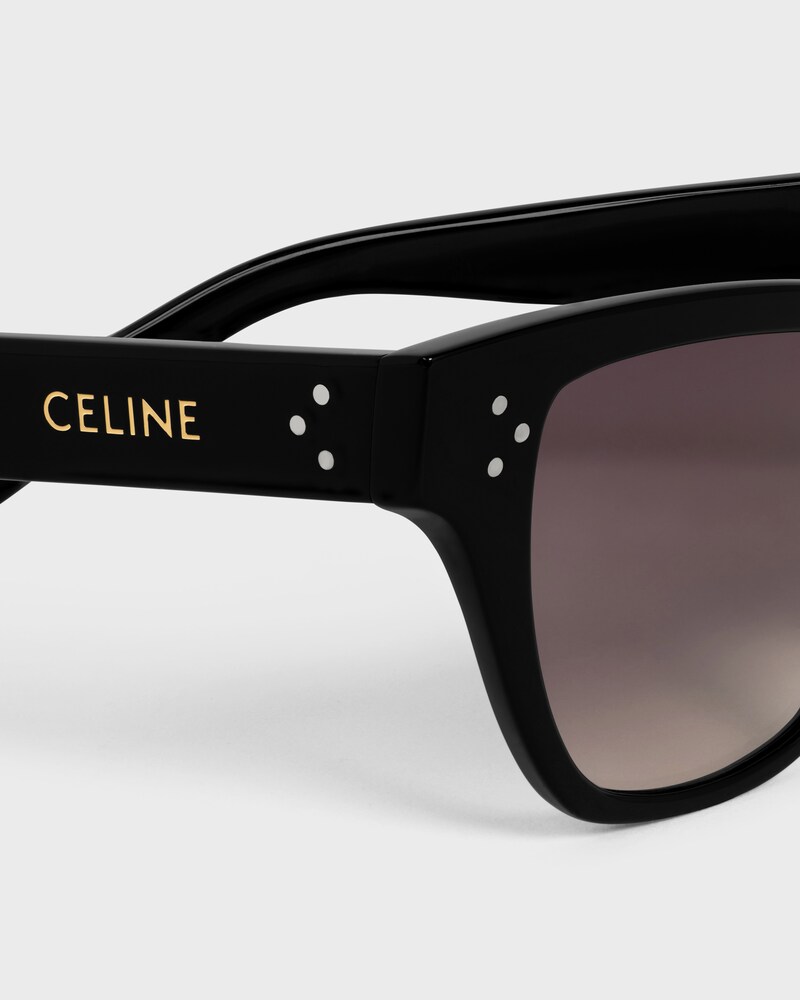 Cat Eye S359 sunglasses in Acetate - BLACK -  - 1 | CELINE