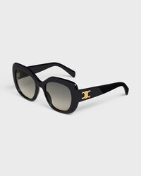 Triomphe 06 Sunglasses in Acetate - BLACK -  - 2 | CELINE