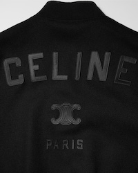 teddy jacket IN TEXTURED WOOL - BLACK -  - 2 | CELINE