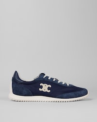 RACER SNEAKER AUS NYLON, KALBSWILDLEDER UND KALBSLEDER - MARINEBLAU -  - 1 | CELINE