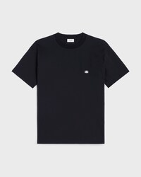 triomphe loose t-shirt IN cotton jersey - BLACK / WHITE -  - 1 | CELINE