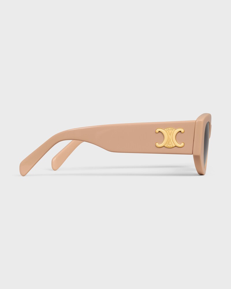 TRIOMPHE 15 sunglasses in Acetate - NUDE -  - 1 | CELINE