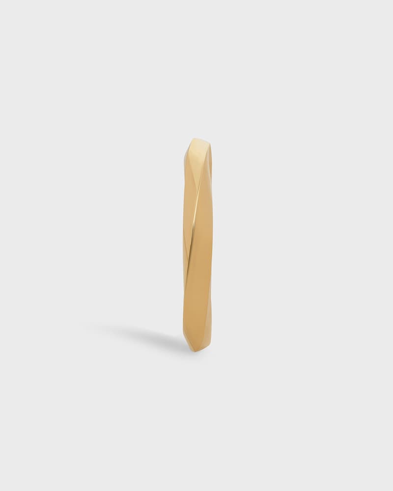 Torsion Ring in Yellow Gold - Yellow Gold -  - 1 | CELINE