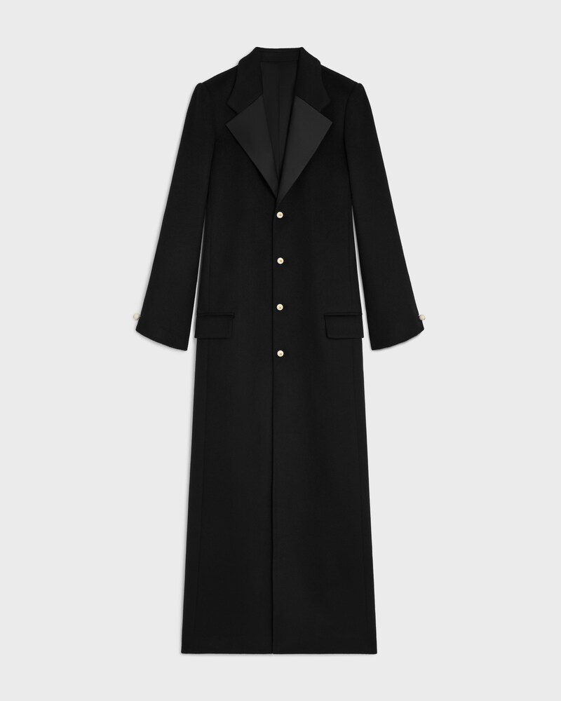 tux coat IN cashmere - BLACK -  - 1 | CELINE