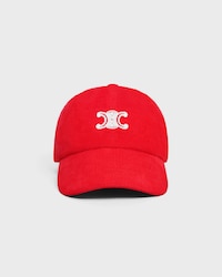 vivienne cap IN corduroy - RED/WHITE -  - 2 | CELINE