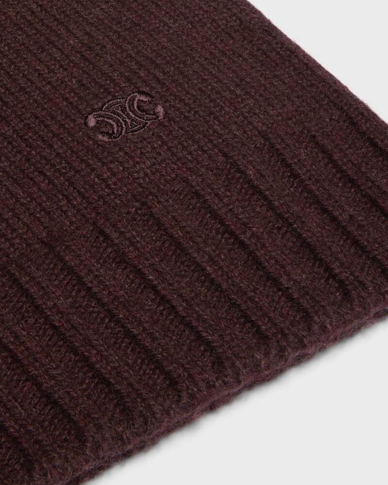 pull col rond cachemire seamless - MARRON -  - 1 | CELINE
