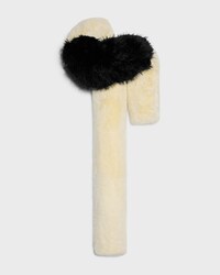 scarf IN fake fur - MILK -  - 2 | CELINE