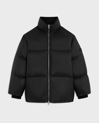 long puffer jacket IN light nylon - BLACK -  - 1 | CELINE