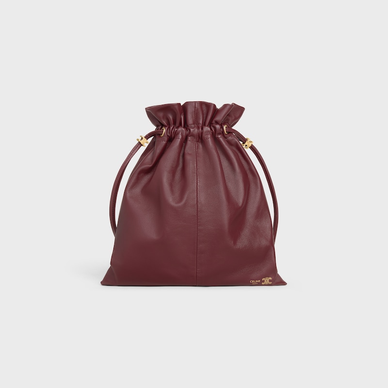 CRYSTAL POUCH PETIT MOD&Egrave;LE Agneau - Syrah - Soir&eacute;e - 1 | CELINE