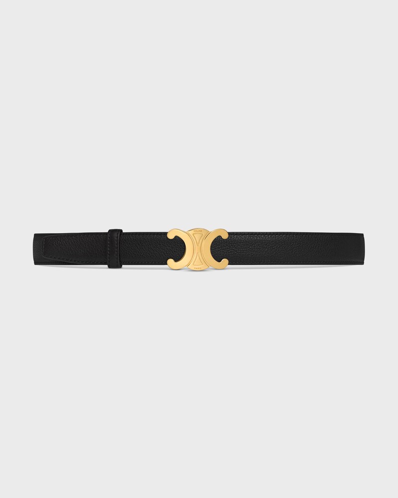 Reversible Strap 25MM IN Smooth and Grained Calfskin -  -  - 1 | CELINE