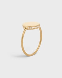 Bague Medaille Celine Or et Diamants - Or Jaune -  - 2 | CELINE