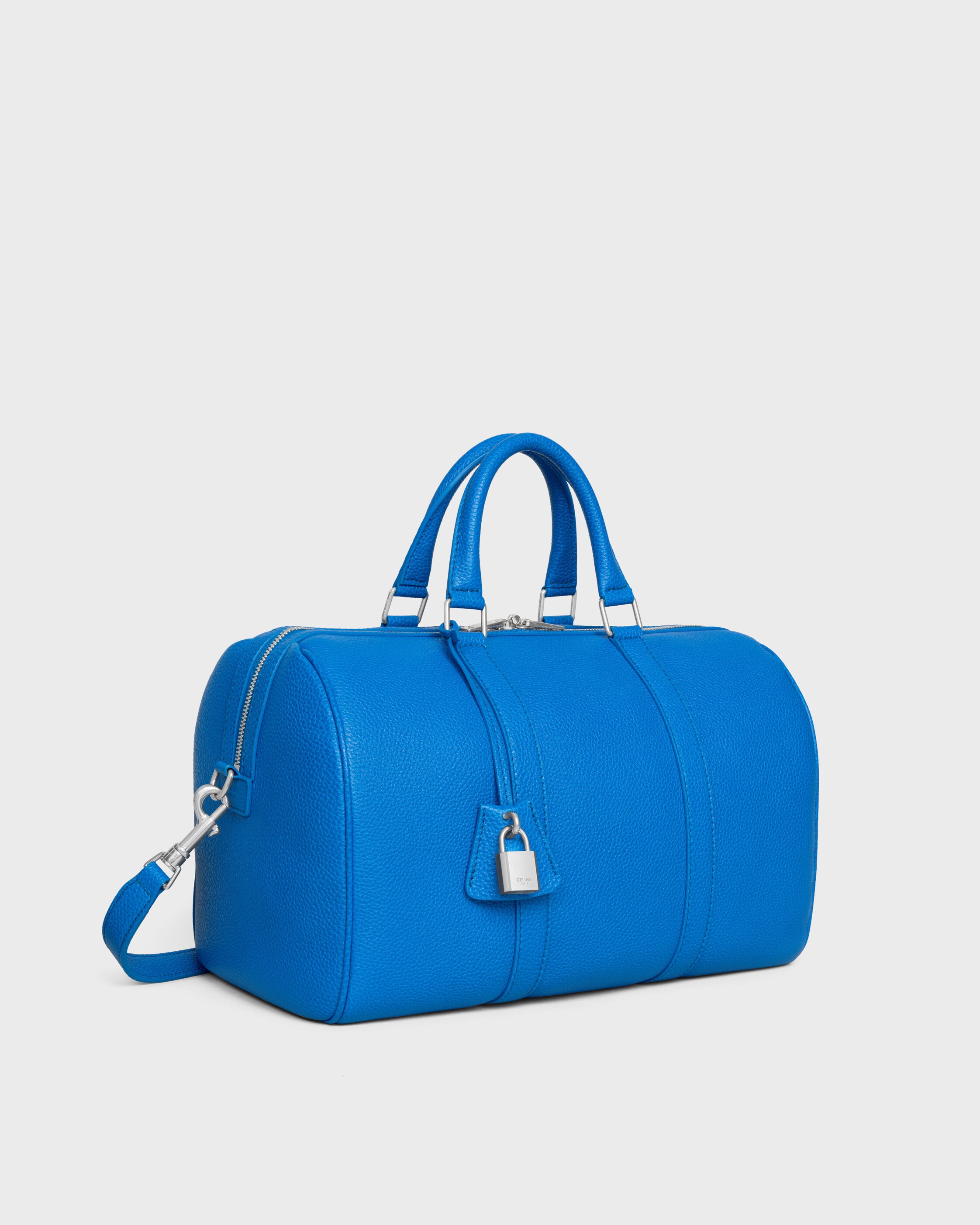 LARGE BOSTON IN GRAINED CALFSKIN - ULTRA BLUE | CELINE