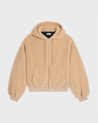 veste à capuche molleton polaire - BEIGE -  - 1 | CELINE