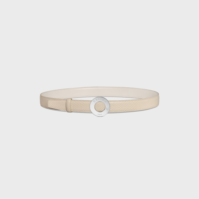 Reversible Strap 25MM IN TAURILLON LEATHER & PYTHON EMBOSSED CALFSKIN -  -  - 1 | CELINE