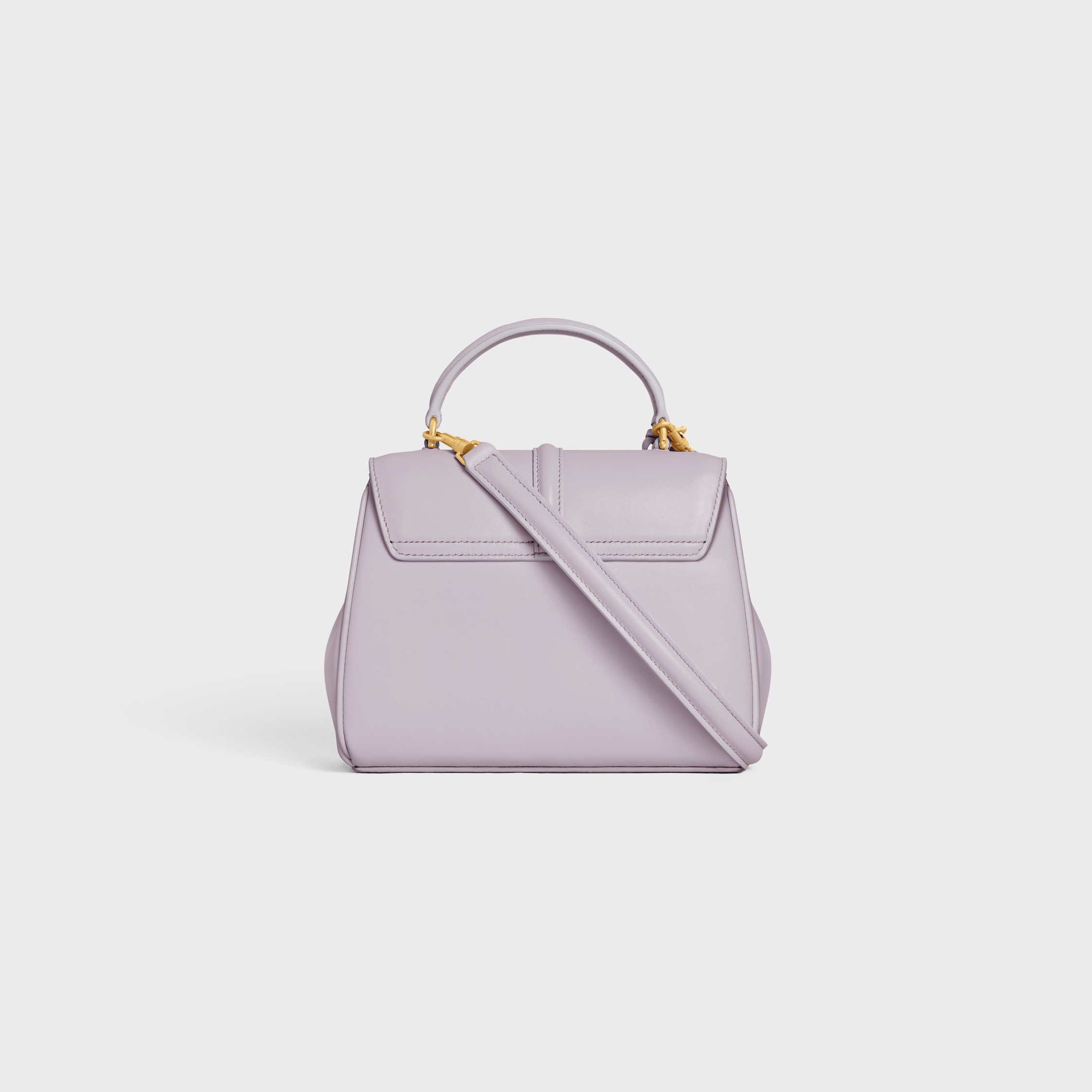 MINI 16 in satinated calfskin - LIGHT LILAC | CELINE