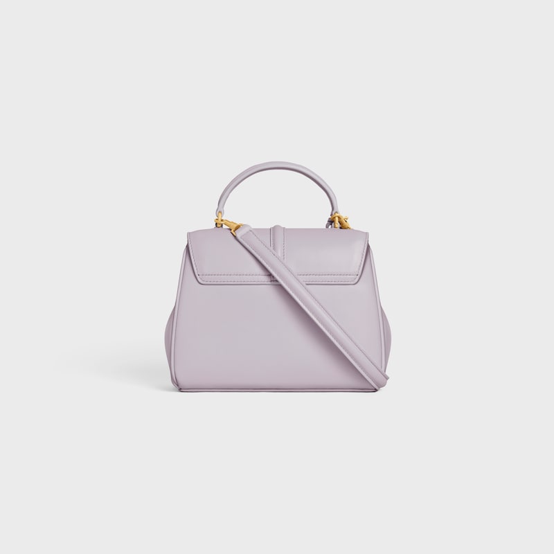 MINI 16 in satinated calfskin - LIGHT LILAC - 16 - 1 | CELINE