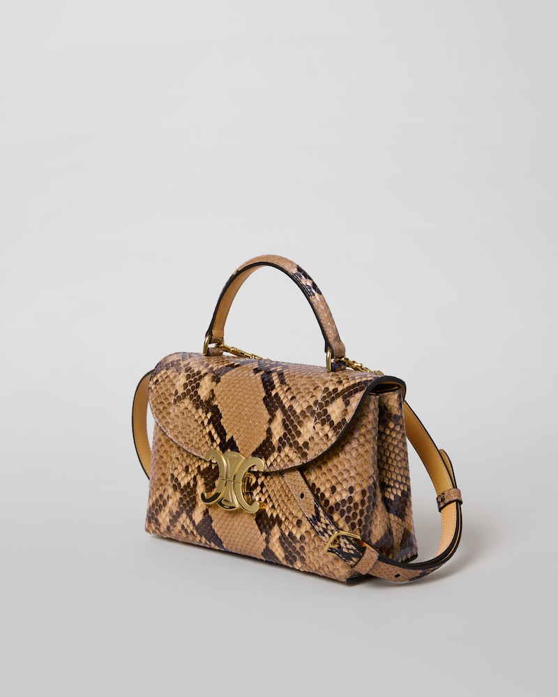 TEEN NINO BAG IN PYTHON - SOFT CAMEL - EVENING - 1 | CELINE