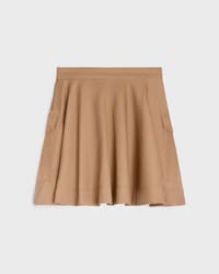 skirt IN cotton twill - CARAMEL -  - 2 | CELINE