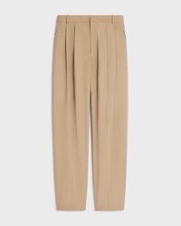 PANTALONES MONTAUK DE SARGA DE ALGODÓN - BEIGE BRITÁNICO -  - 1 | CELINE
