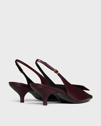 SIGNATURE SLINGBACK IN LAMBSKIN - BURGUNDY -  - 2 | CELINE