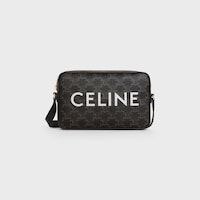 MEDIUM MESSENGER BAG IN Triomphe Canvas with Celine Print - BLACK - HAND-PICKED GIFTS - 1 | CELINE