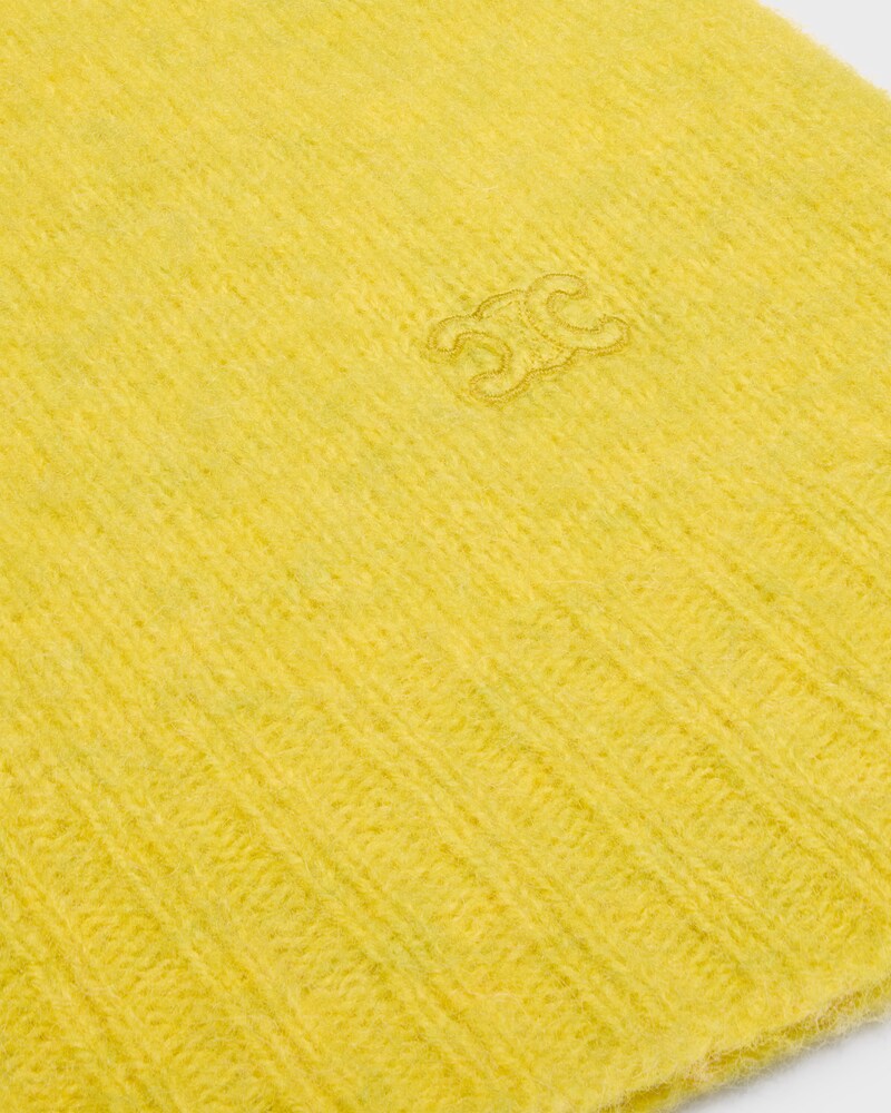 pull col roul&eacute; laine Shetland - JAUNE -  - 1 | CELINE