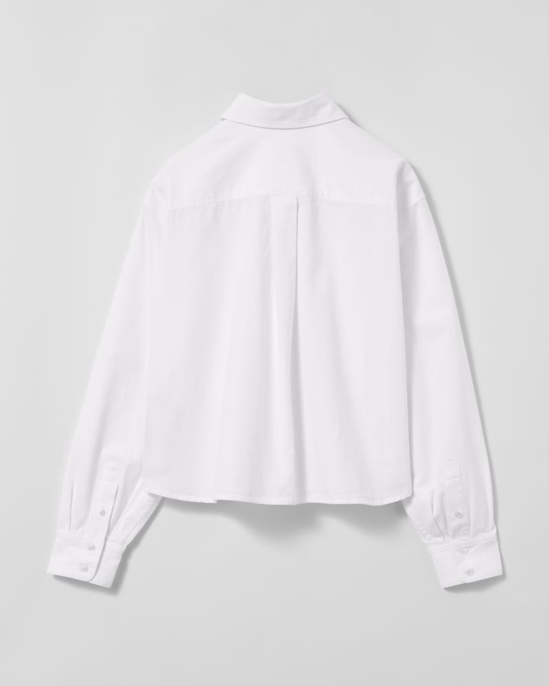 shirt IN COTTON DENIM - WHITE DENIM LIGHT STONE WASH -  - 1 | CELINE