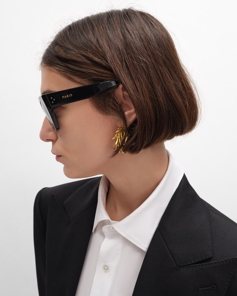 GAFAS DE SOL ESTILO OJOS DE GATO S342 DE ACETATO - NEGRO -  - 1 | CELINE