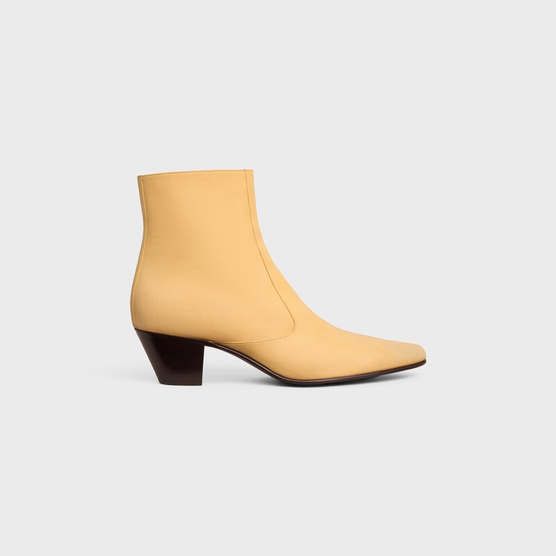 Bota HECTOR com zíper em pele de bezerro - ORME - - 1 | CELINE