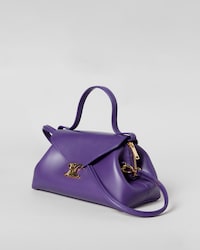 SMALL FLAIR BAG IN SHINY CALFSKIN - PURPLE - EVENING - 2 | CELINE