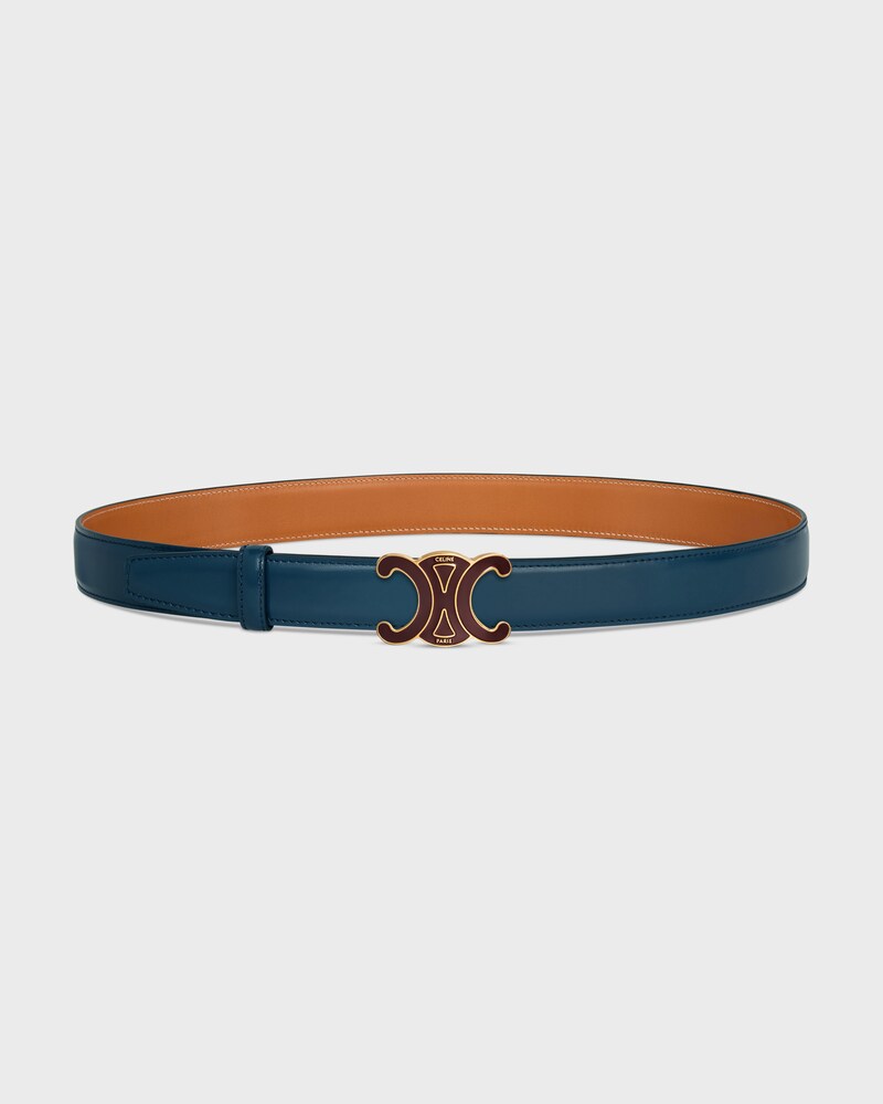lanière de ceinture réversible 25MM TAURILLON ET VEAU NATUREL -  -  - 1 | CELINE