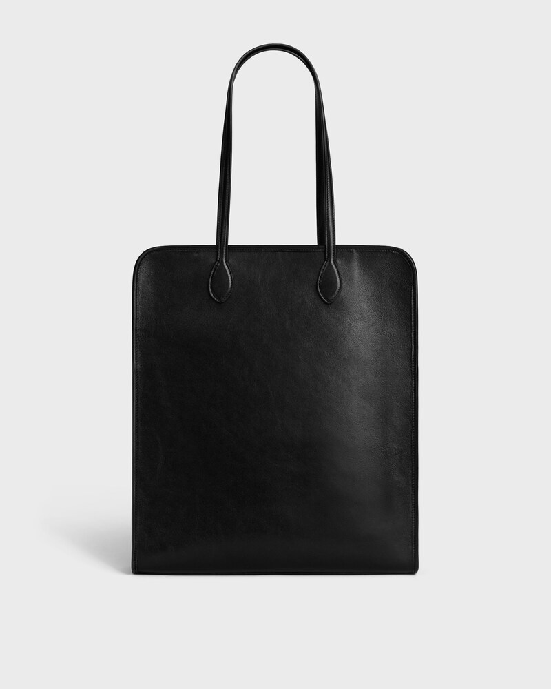 TALL CABAS EN AGNEAU BRILLANT - NOIR - HOMME - 1 | CELINE