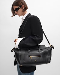 LUGGAGE IN GRAINED CALFSKIN - BLACK - LUGGAGE - 2 | CELINE