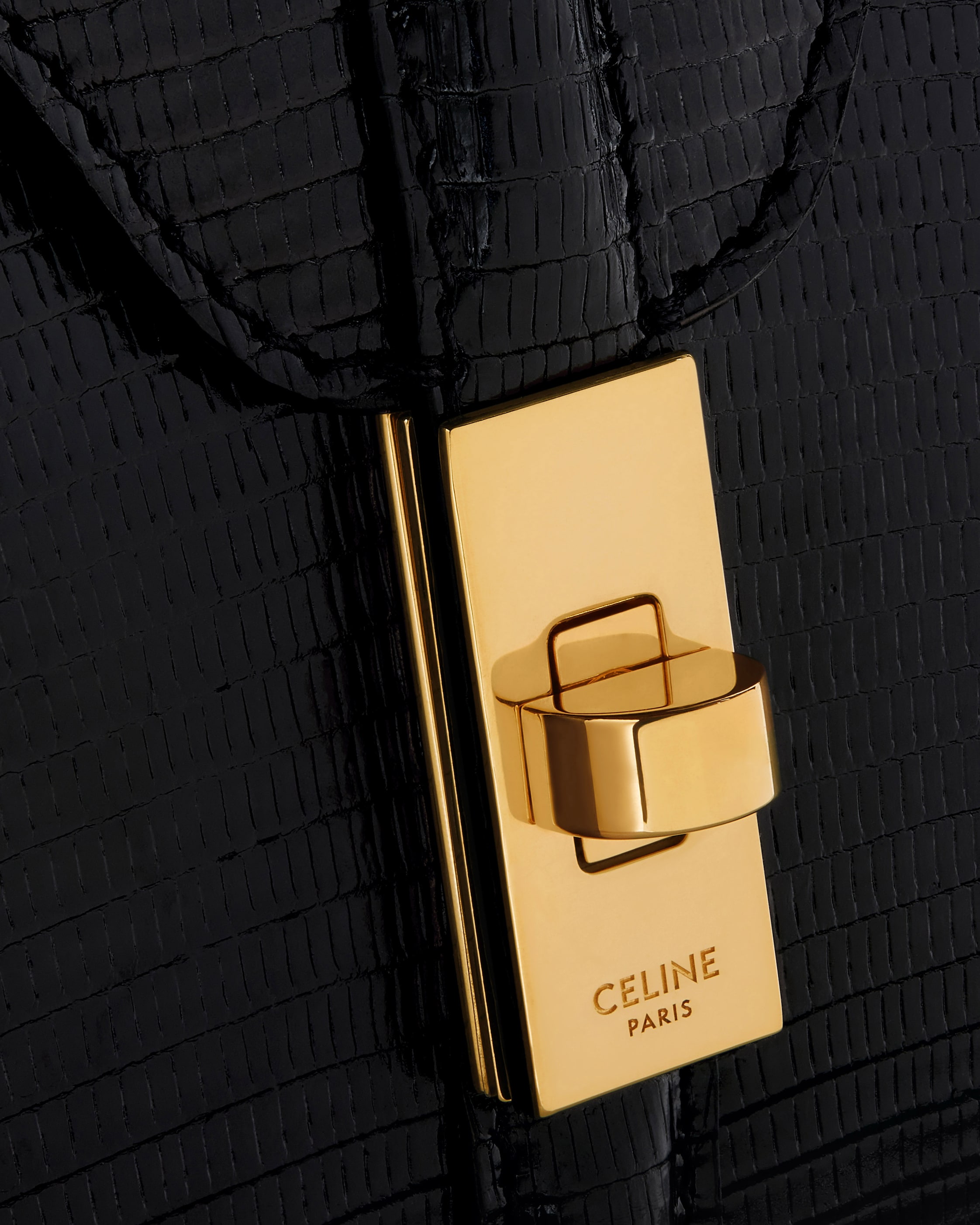 MINI 16 in Lizard - BLACK | CELINE