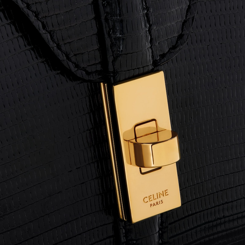 MINI 16 in Lizard - BLACK - SHOULDER BAGS - 1 | CELINE