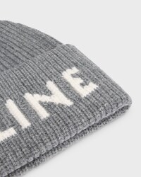celine beanie IN wool cashmere - LIGHT GREY/GREY -  - 2 | CELINE
