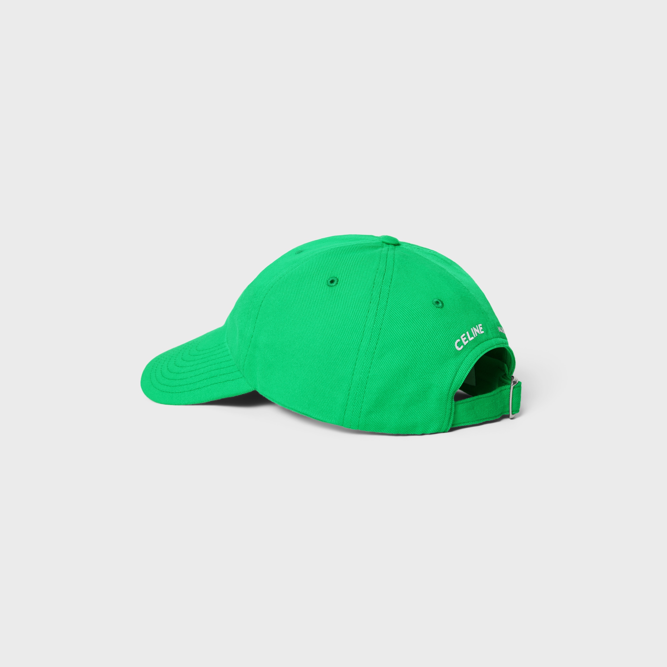 triomphe richelieu cap IN light cotton twill - SPRITE GREEN | CELINE