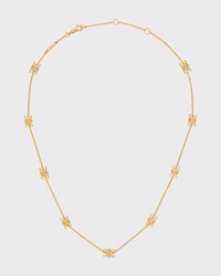 Triomphe Mini Triomphe Necklace in Brass with Gold Finish - GOLD - SMALL GIFTS - 1 | CELINE