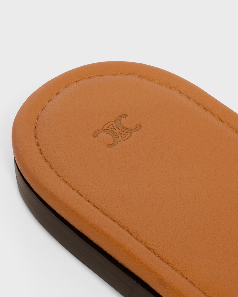 COAST - SANDALIA EASY DE PIEL DE CORDERO - SAHARA -  - 1 | CELINE