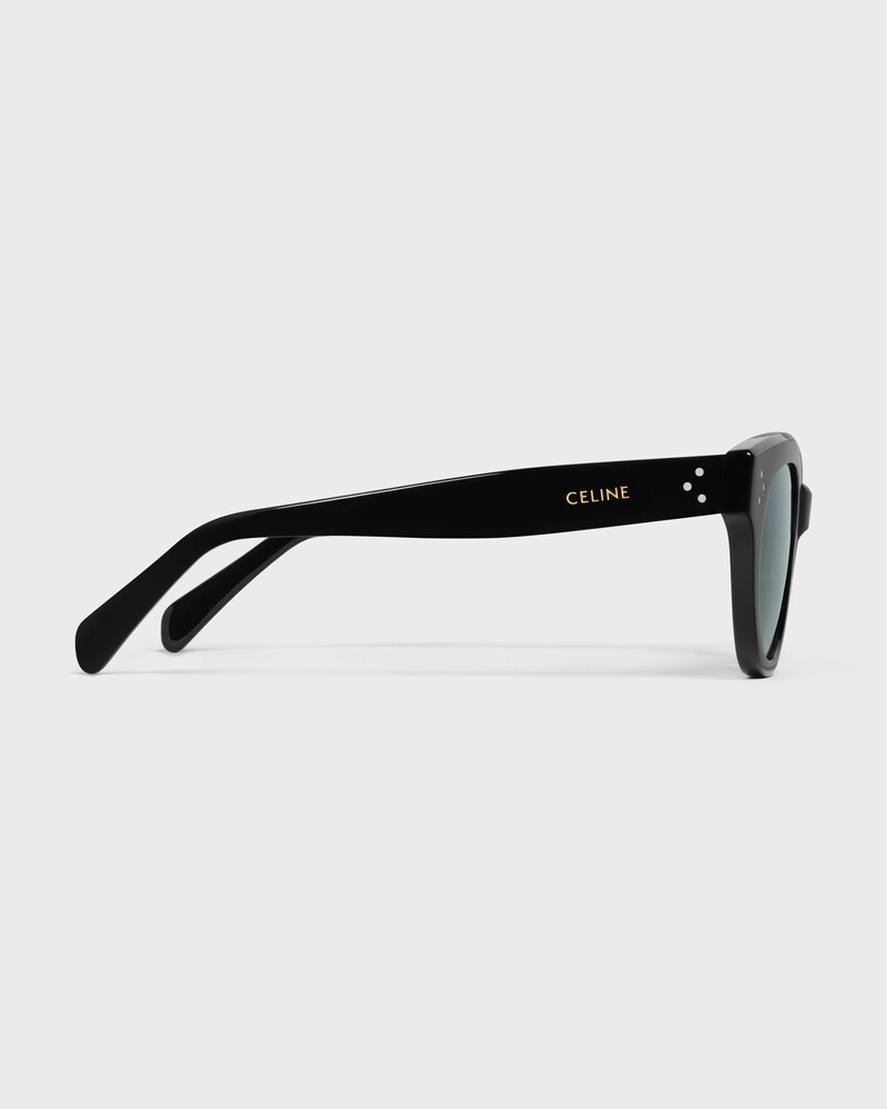 Round S332 sunglasses in Acetate - BLACK -  - 1 | CELINE