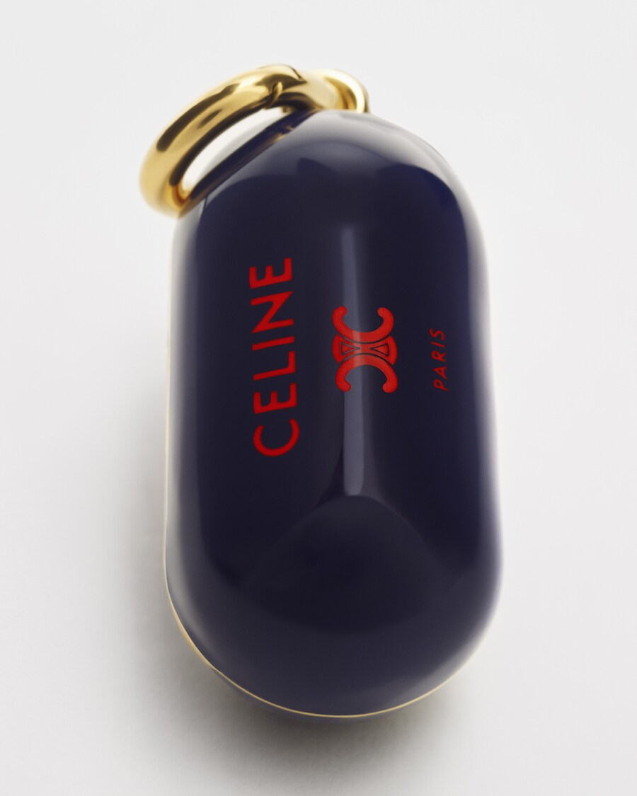 CELINE CHARMS OVAL BOX掛飾 - 海軍藍 / 金色 | CELINE