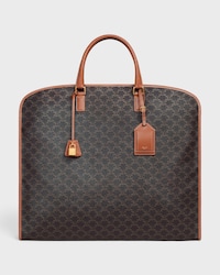 Garment Bag in Triomphe Canvas and Calfskin - TAN - HAND-PICKED GIFTS - 1 | CELINE