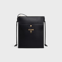 SHARP POUCH IN SMOOTH LAMBSKIN - BLACK - NEW - 1 | CELINE