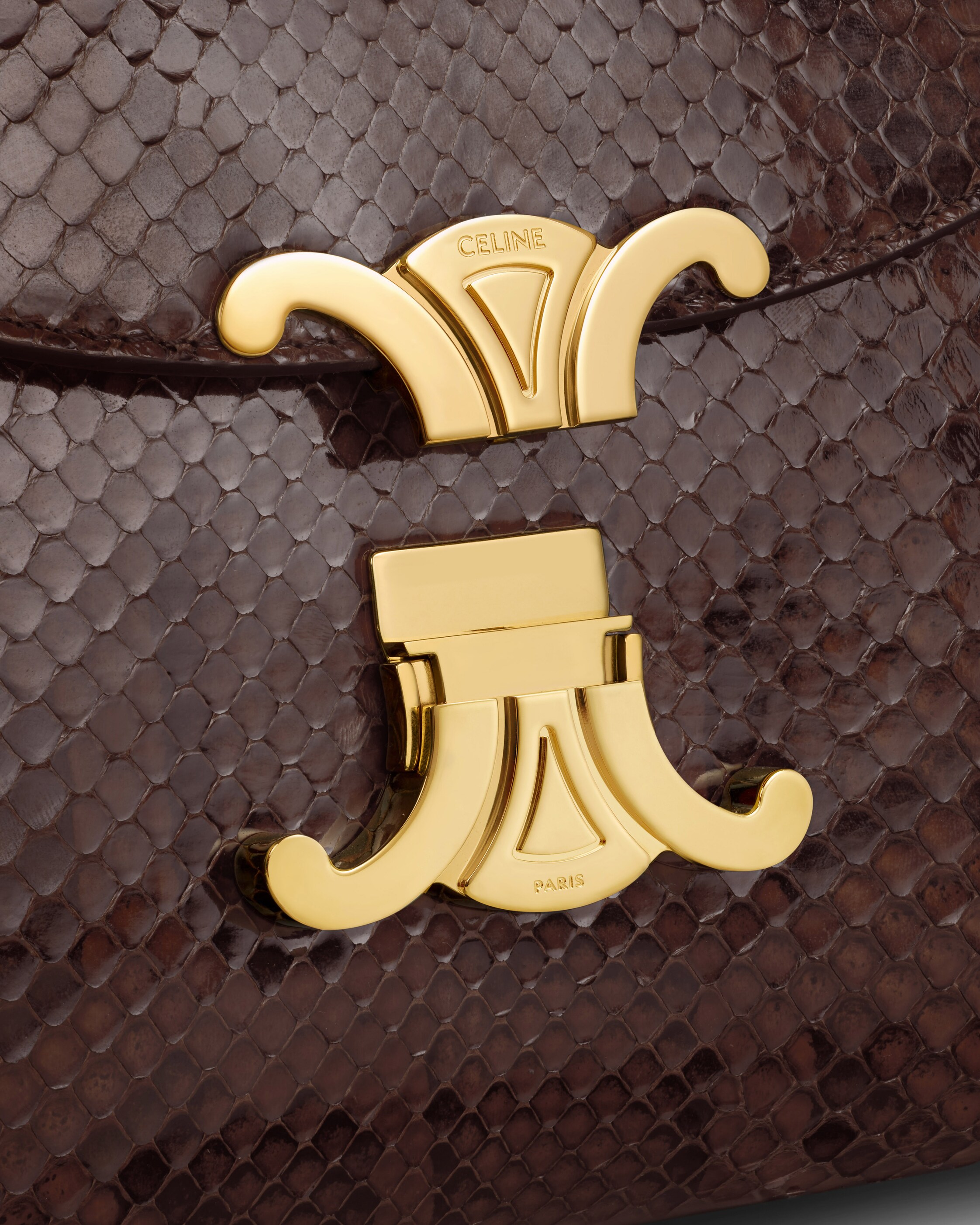 TEEN NINO BAG IN PYTHON - HICKORY | CELINE