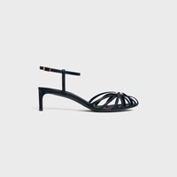 CELINE TRIOMPHE SANDAL IN GOATSKIN - DEEP NAVY -  - 1 | CELINE