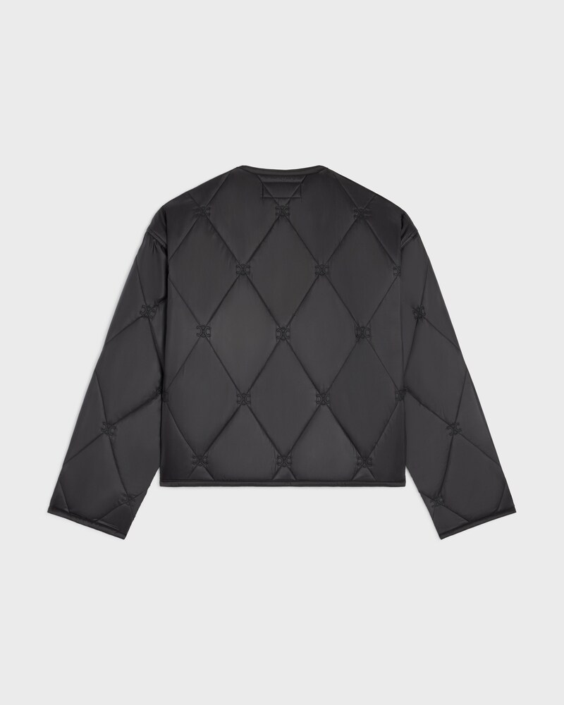 casaco acolchoado em nylon leve - PRETO - - 1 | CELINE