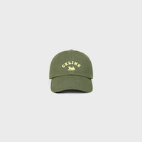 celine richelieu cap IN cotton twill - KAKI -  - 2 | CELINE