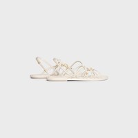 TRIOMPHE KNOTS FLACHE SANDALE AUS ZIEGENLEDER - KREIDE -  - 2 | CELINE