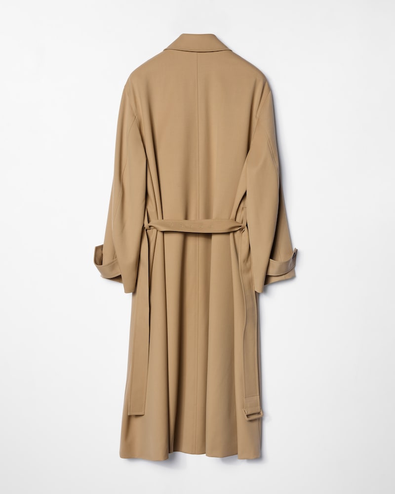 mac coat IN WOOL - CAMEL -  - 1 | CELINE