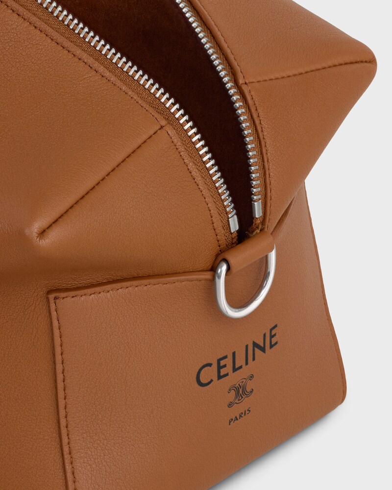 CROSSBODY BAG TAKE AWAY IN SMOOTH CALFSKIN - SOFT TAN / BLACK - CROSS-BODY BAGS - 1 | CELINE